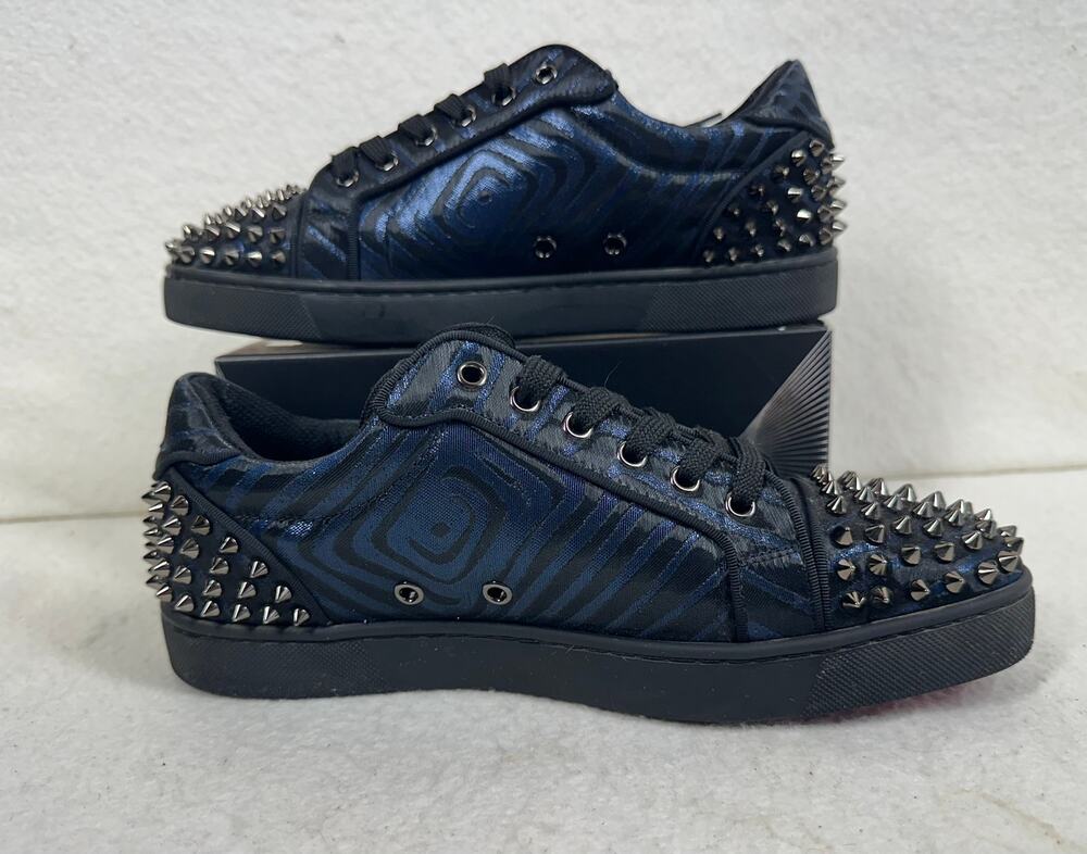 Christian Louboutin Men's Seavaste 2 Sneakers Red Rubber Sole SZ EURO 41